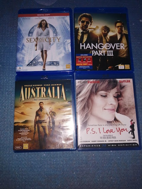 4 Fantastiske Blu-rays, Blu-ray,