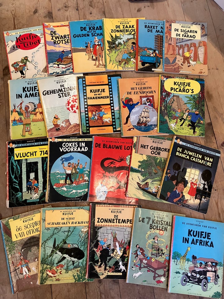 Div. Tintin, Hergé, Tegneserie