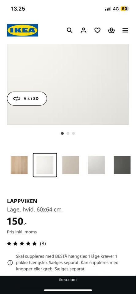 Skabslåge Ikea Lappviken