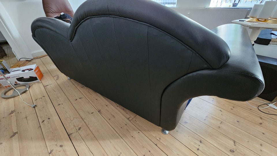 Sofa, læder, 2 pers.