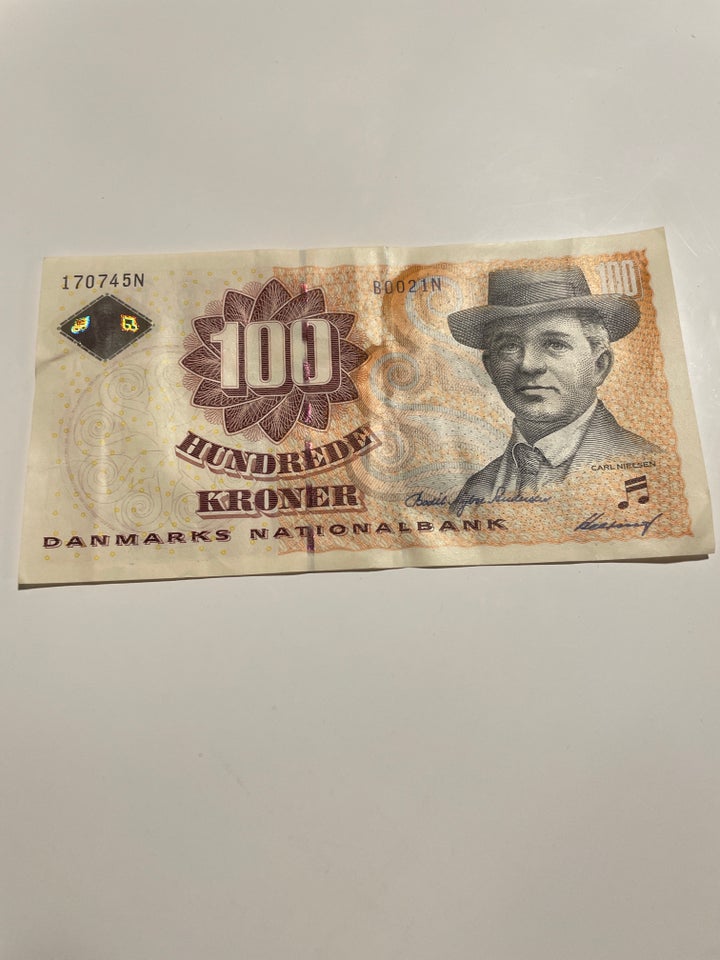 Danmark, sedler, 100