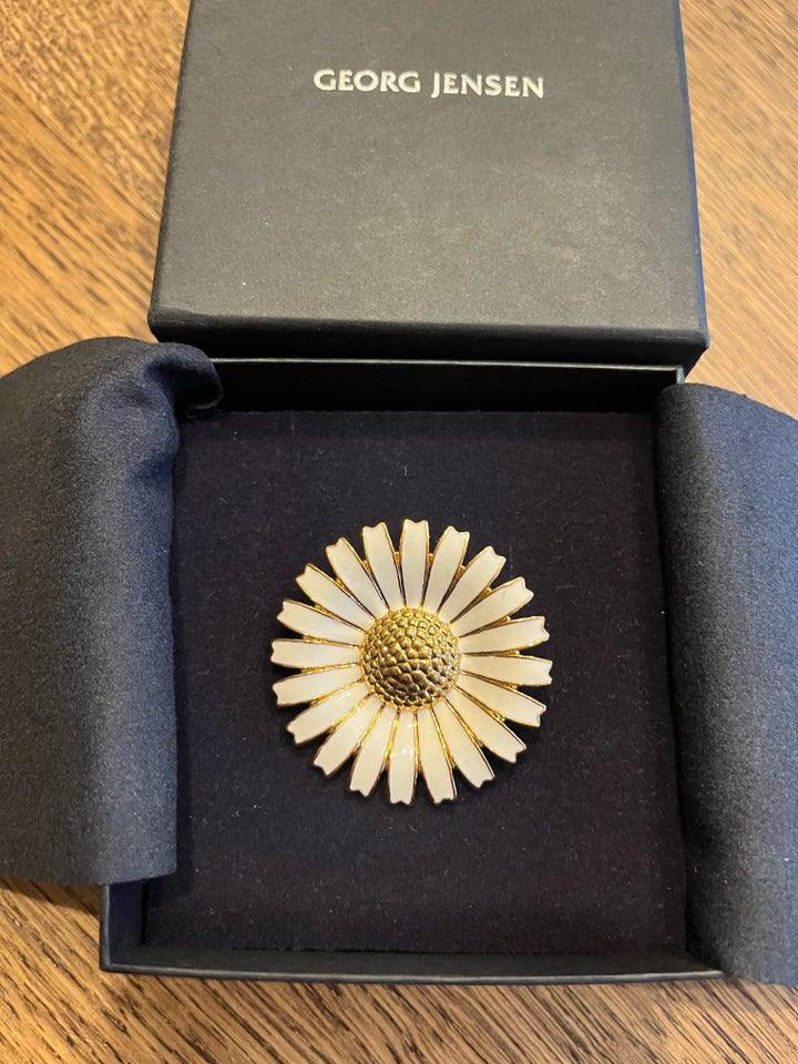 Broche, sølv, Georg Jensen Daisy