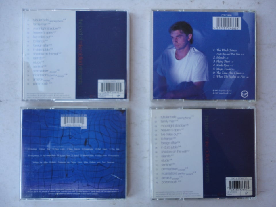 MIKE OLDFIELD : CDalbums , rock