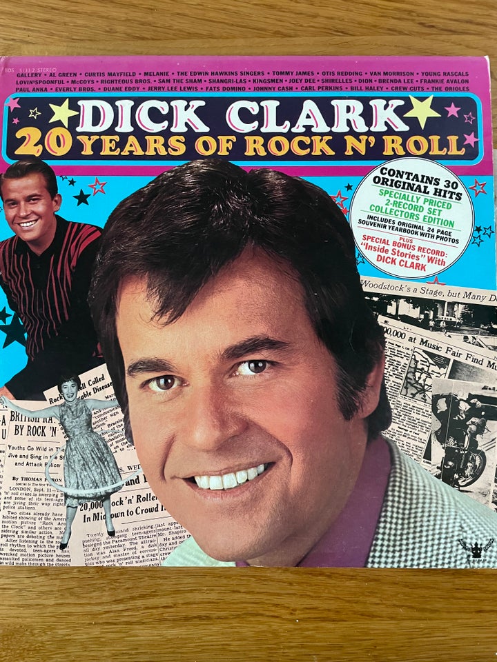 LP, Dick Clark 2 lp'er, 20 Years of