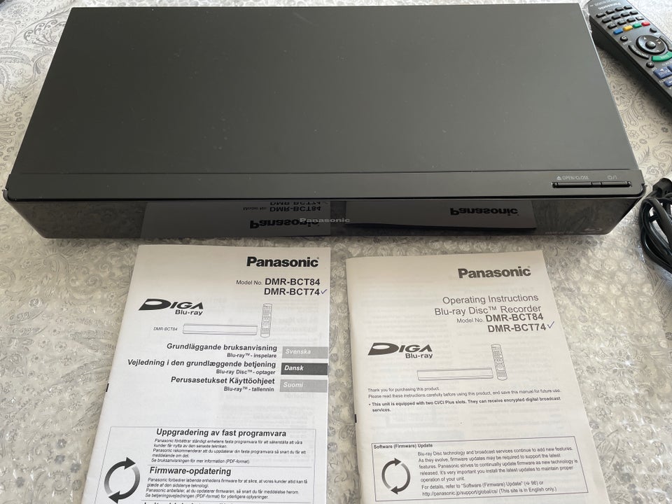 Blu-ray afspiller, Panasonic,