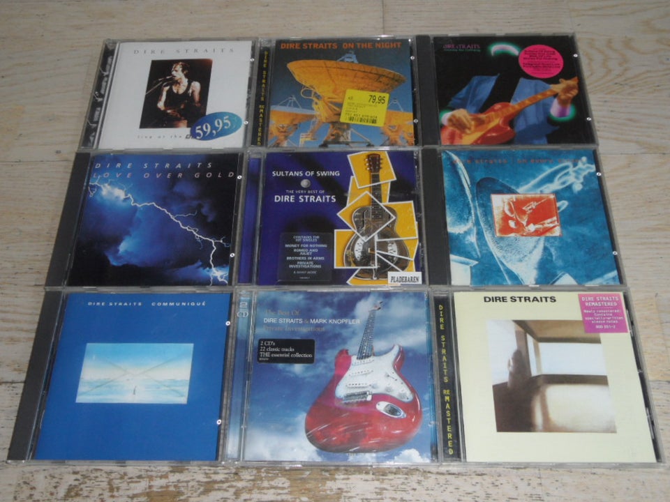 DIRE STRAITS : 9 CD MED DIRE STRAITS,