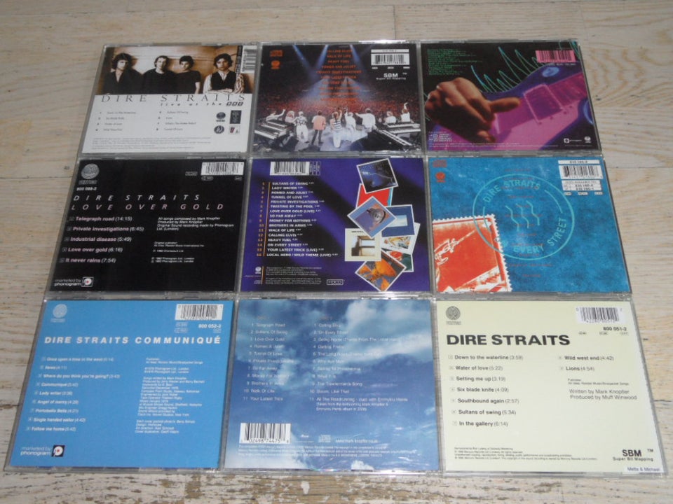 DIRE STRAITS : 9 CD MED DIRE STRAITS,