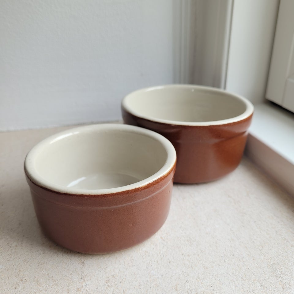 Stentøj, Skål Ramekin Cocotte sæt,