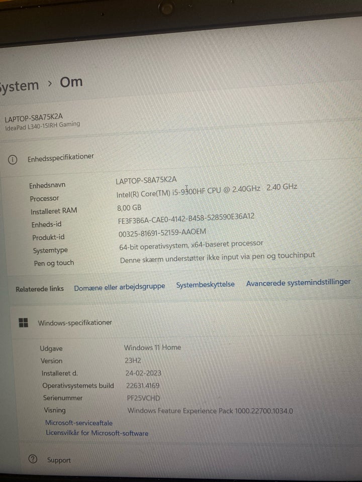 Lenovo Lenovo ideapad l340-15irh,