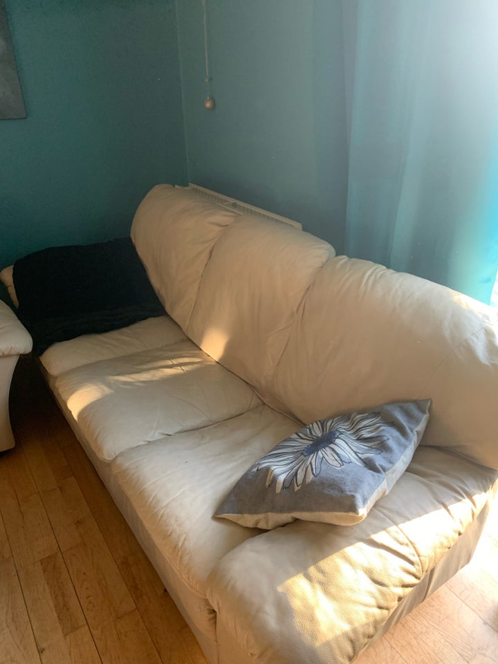 Sofa læder 3 pers