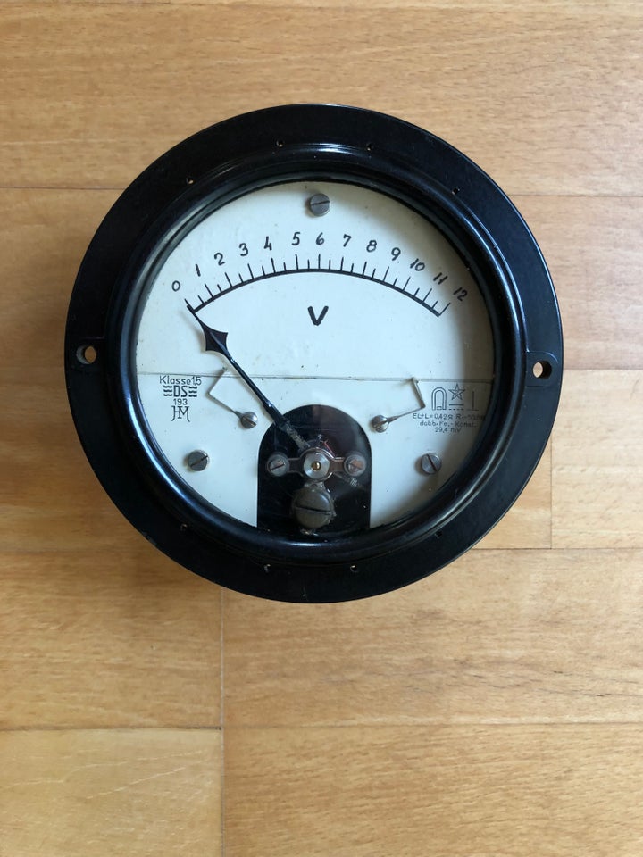 Andre samleobjekter, Voltmeter