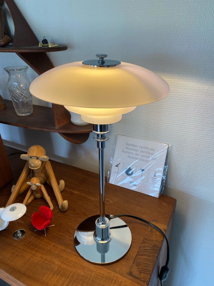 PH PH 2/1 crome bordlampe