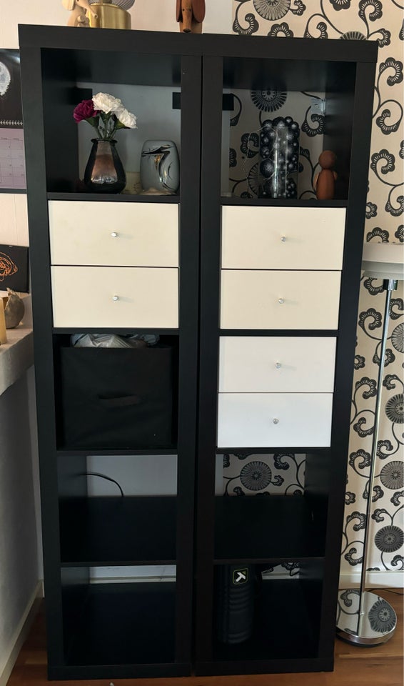 Reol, Ikea Kallax, b: 44 d: 40 h: 185