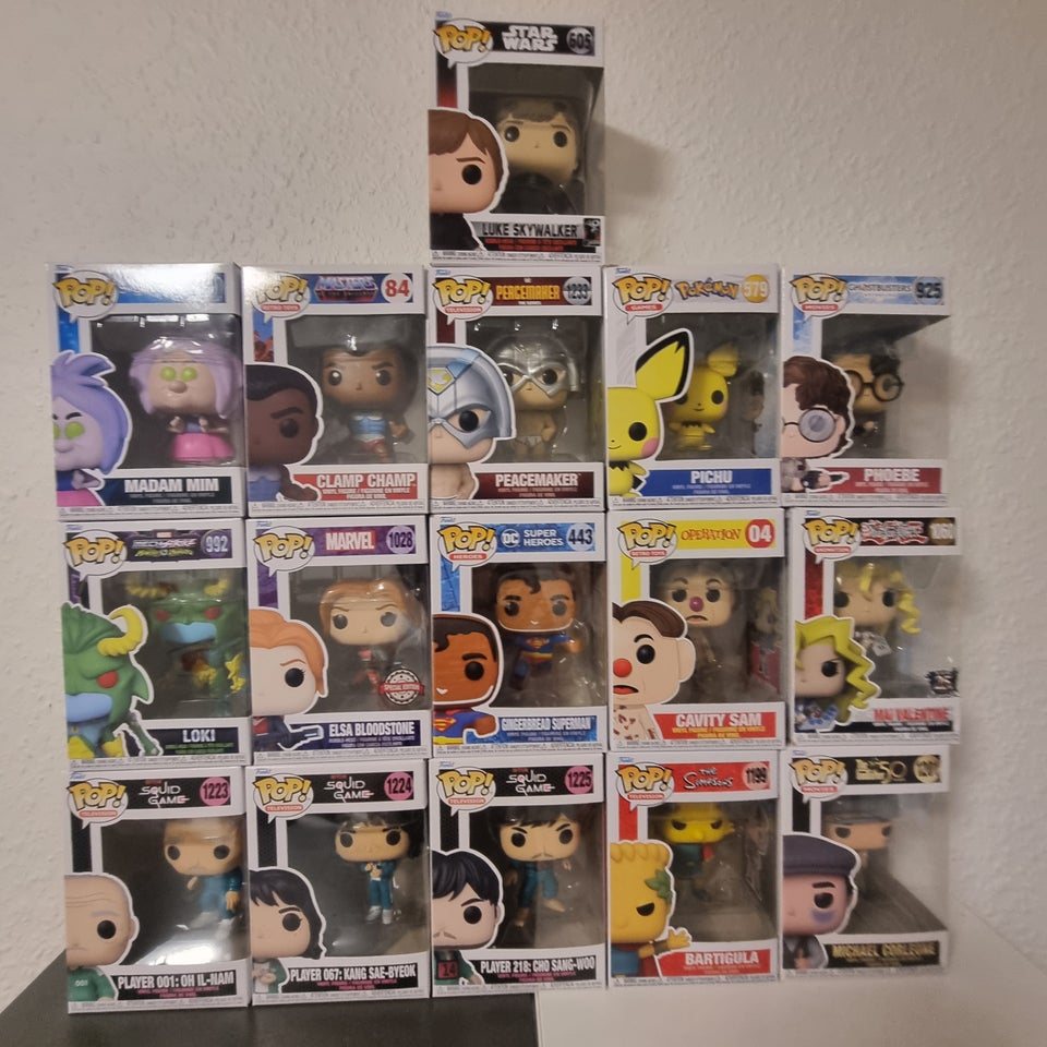 Figurer, Funko pops, Funko pops