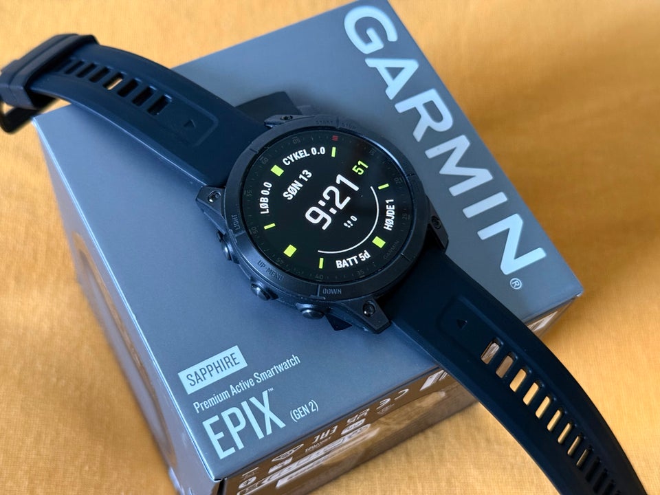 Løbeur, Garmin Epix 2, Garmin