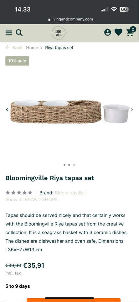 Andet Tapas sæt Bloomingville