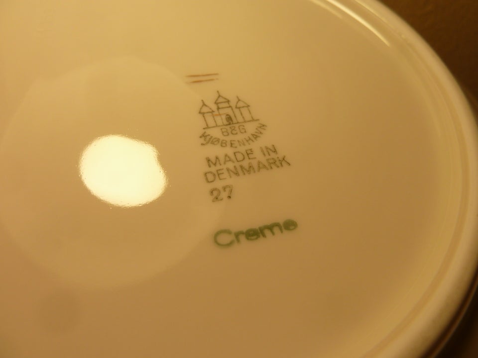 Porcelæn Tallerken Bing og