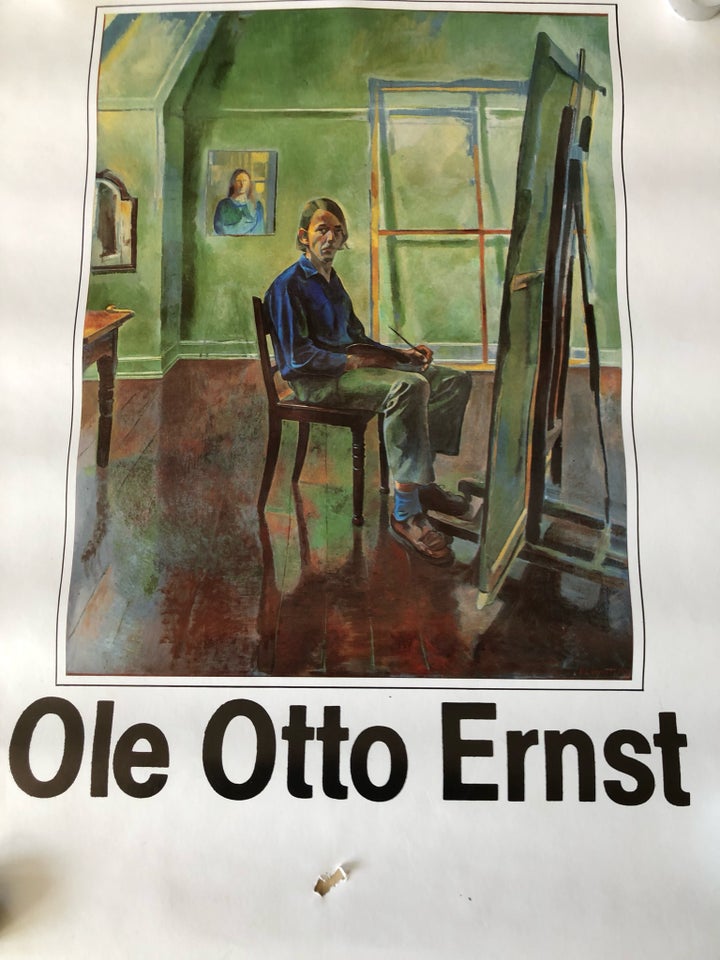 Kunst plakat Ole Otto Ernst b: 30