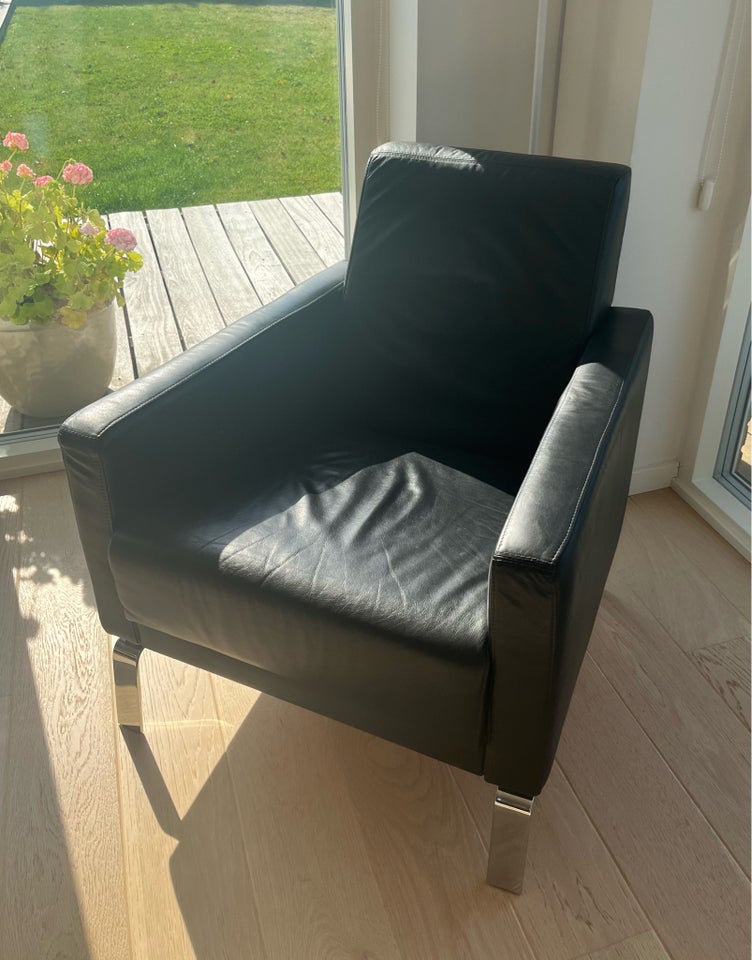 Loungestol, læder, BoConcept