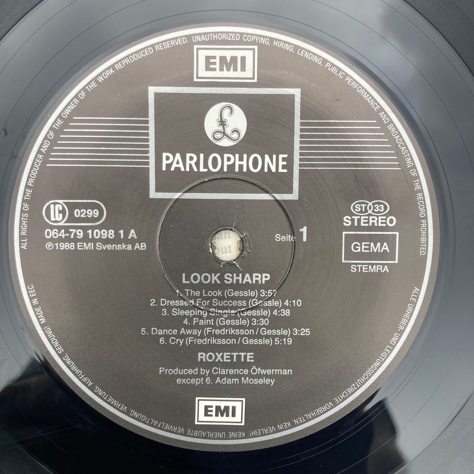 LP, Roxette, Look Sharp!