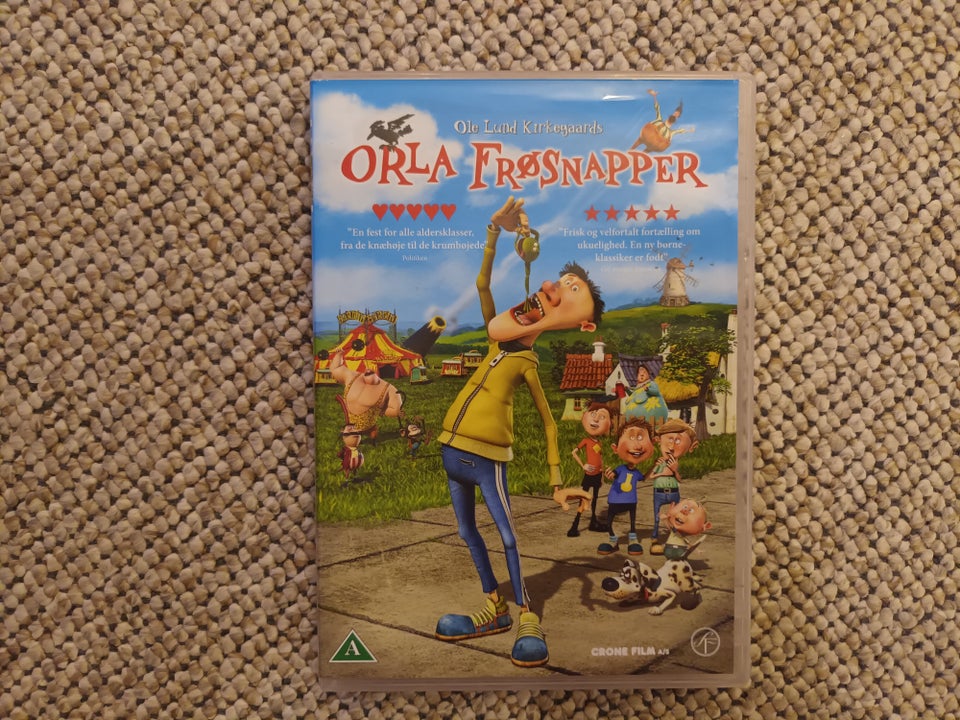 Orla Frøsnapper, DVD, tegnefilm