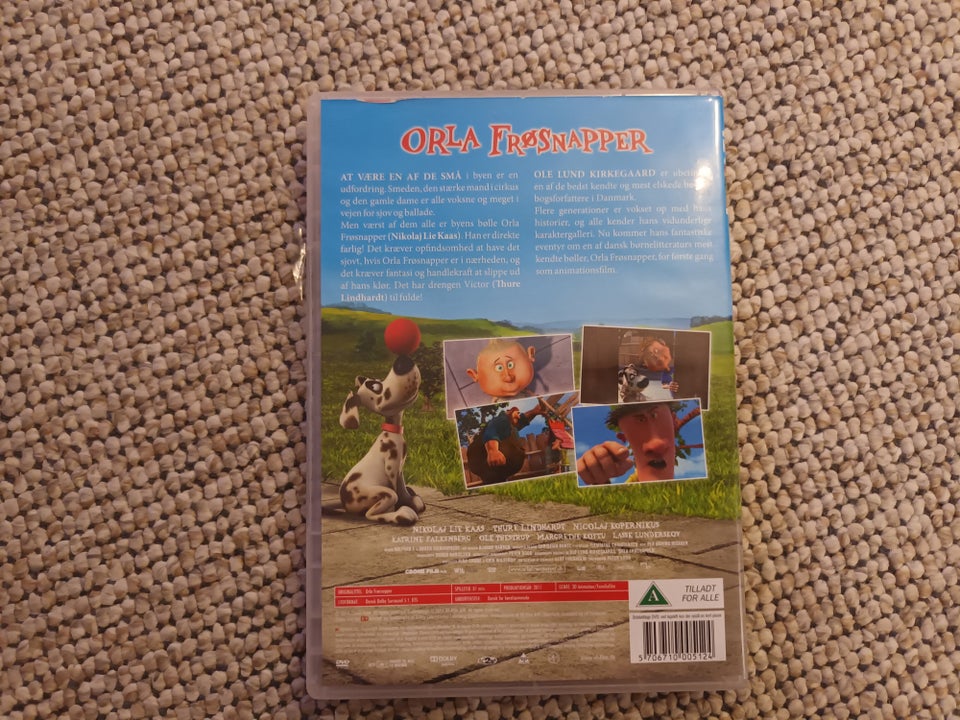 Orla Frøsnapper, DVD, tegnefilm