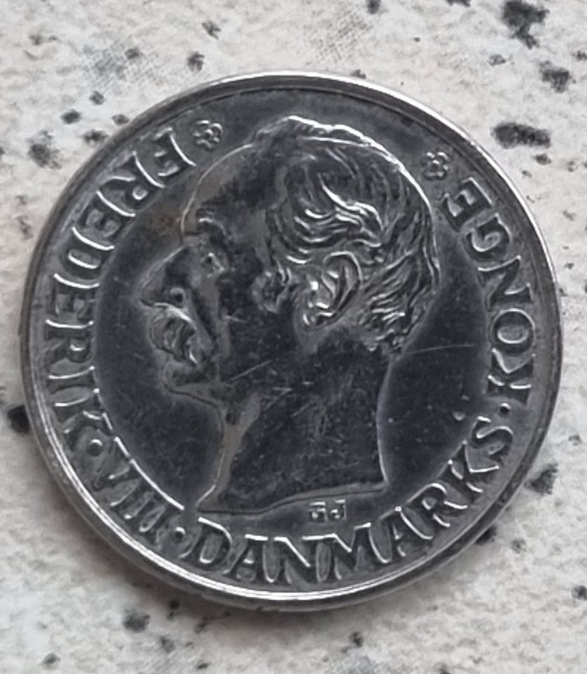 Danmark, mønter, 25 øre