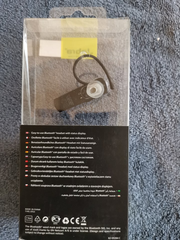 Bluetooth headset, t. andet mærke,