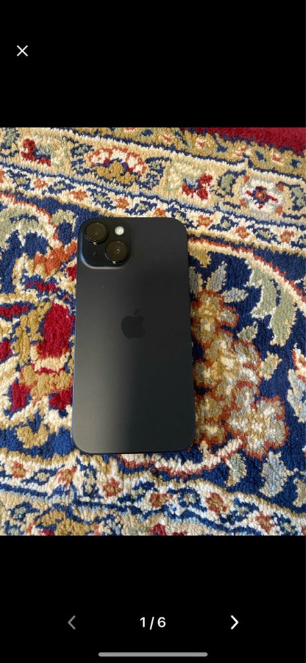 iPhone 15, 128 GB, grå