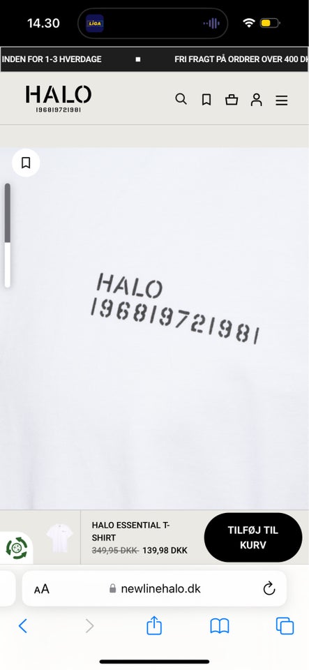 T-shirt, Newline Halo, str. S