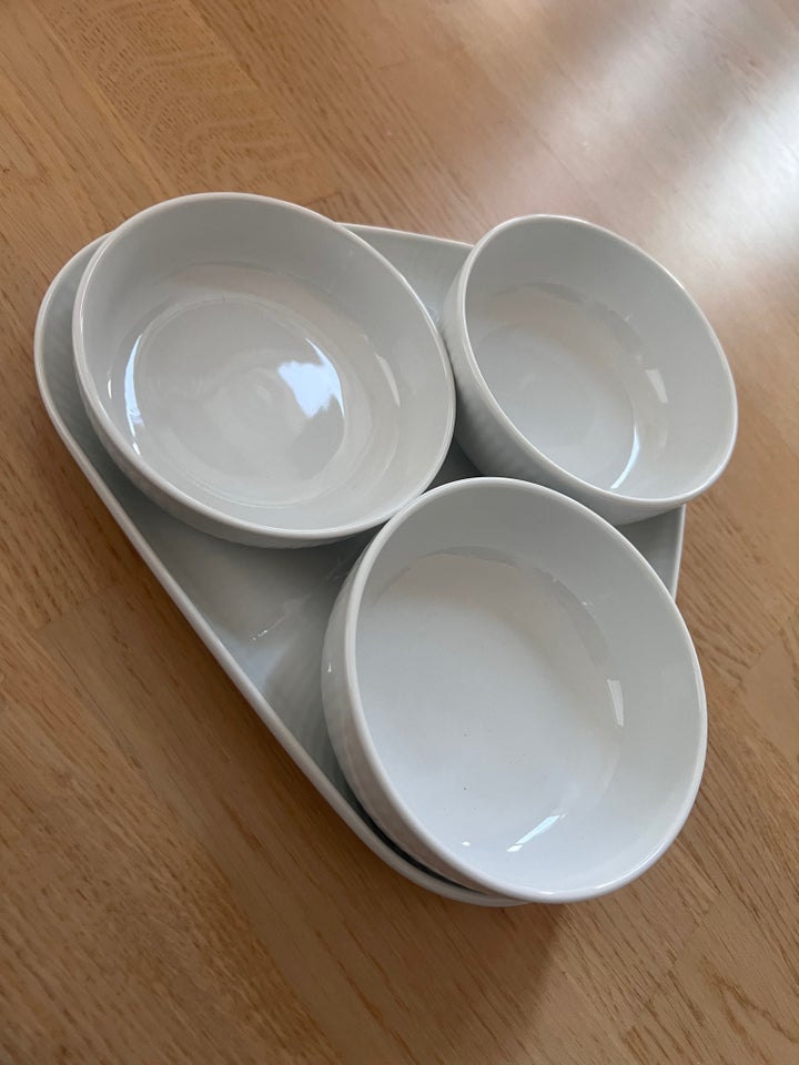 Porcelæn, Serveringssæt skåle og