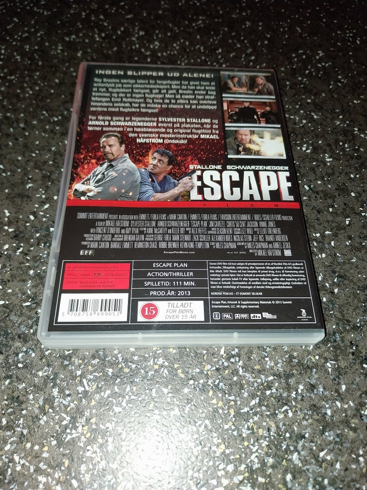 Escape Plan, DVD, thriller