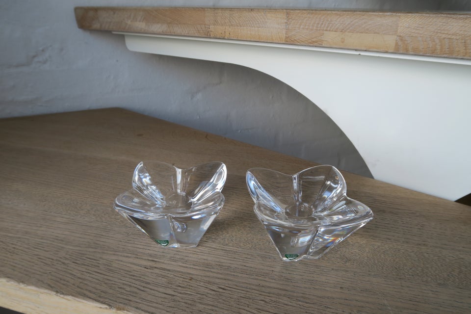 Glas Lysestage Orrefors