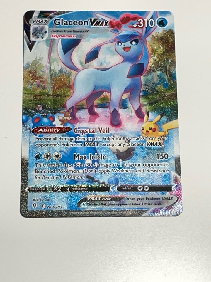 Samlekort, Pokémon Glaceon VMax