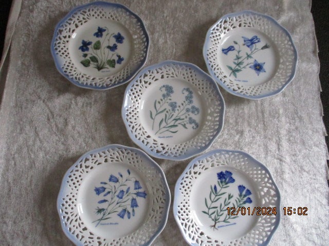 Porcelæn, Kagetallerkner,