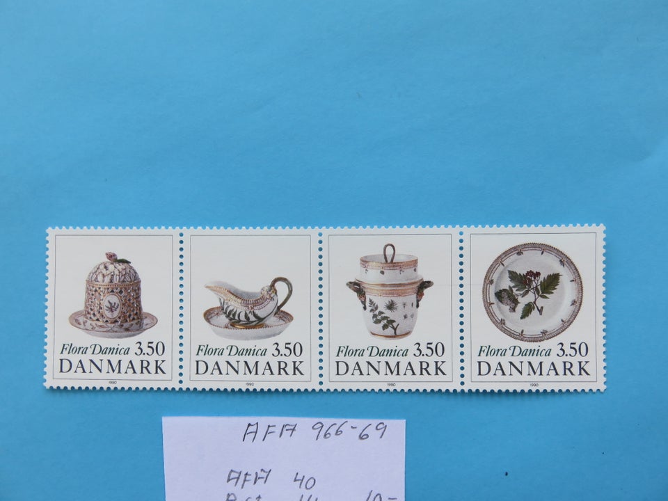 Danmark, postfrisk, AFA 966/69