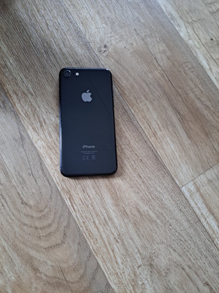 iPhone 8, 256 GB, sort