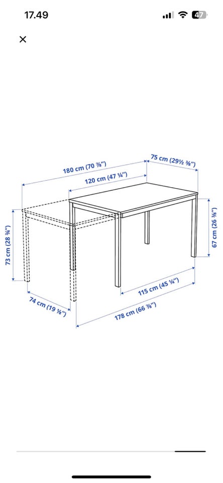 Spisebord Træ IKEA