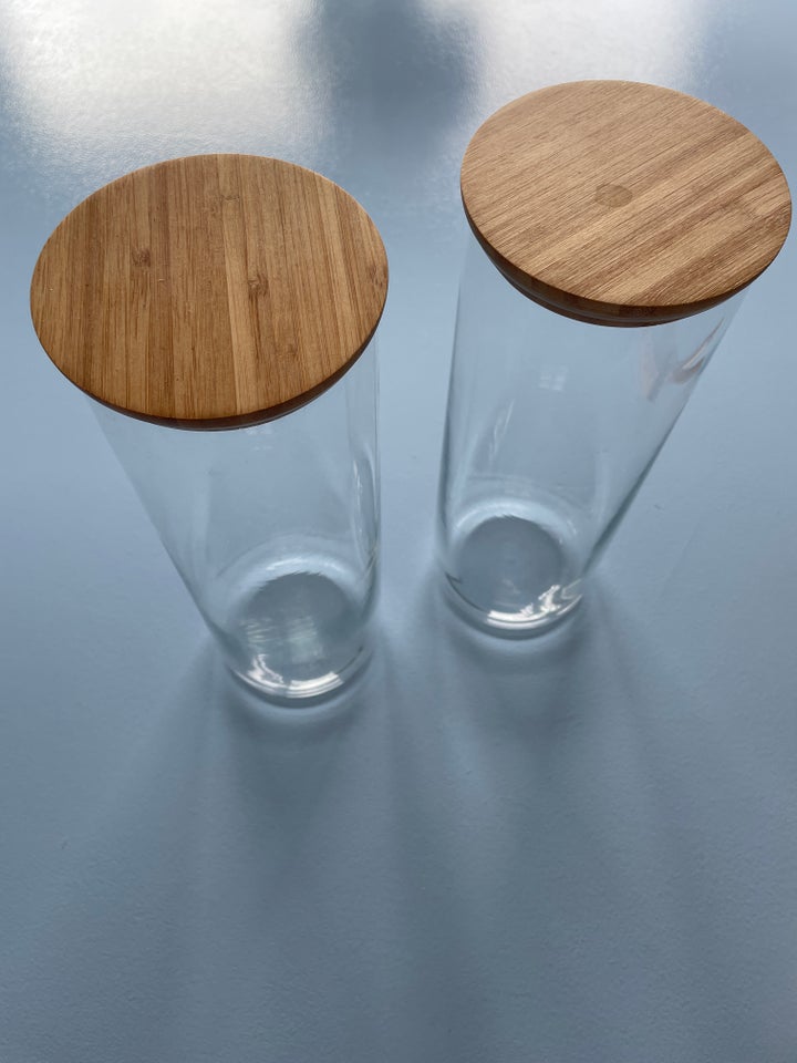 2 stk madopbevaringsglas Ikea