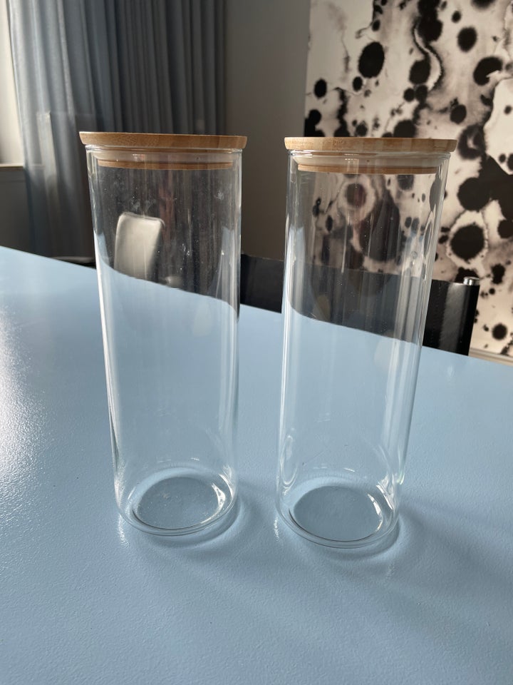 2 stk madopbevaringsglas Ikea