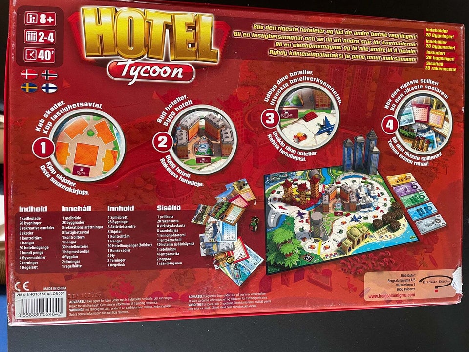 Hotel Tycoon, brætspil