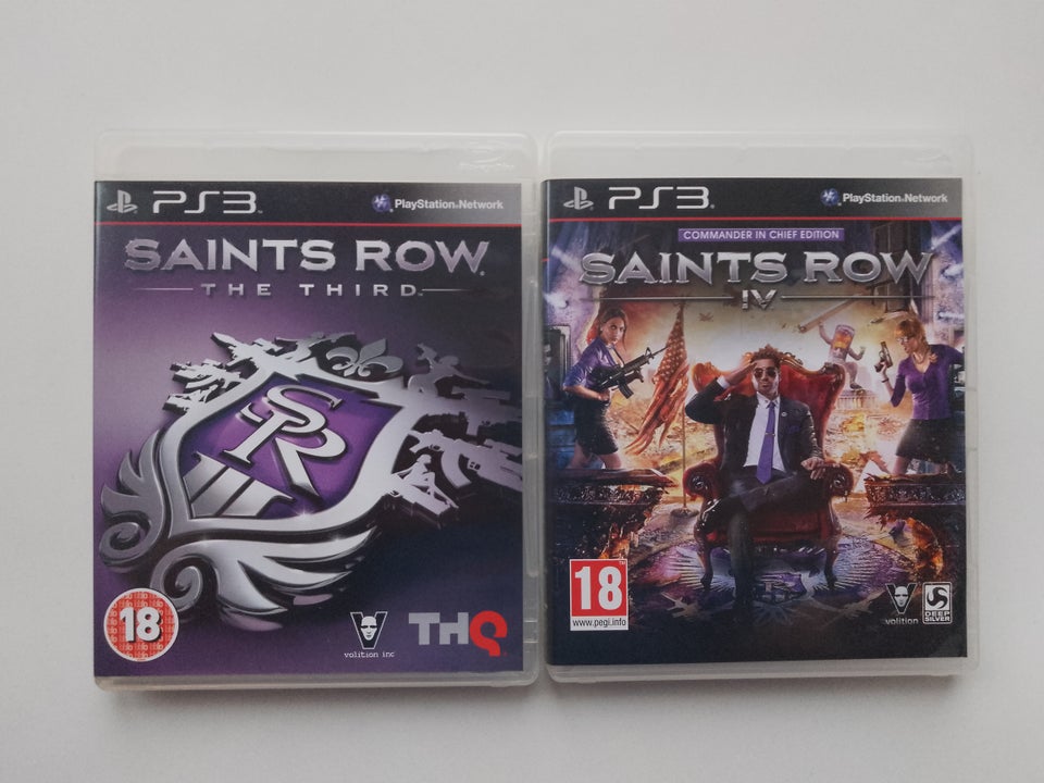 Saints row the third + Saints row IV,