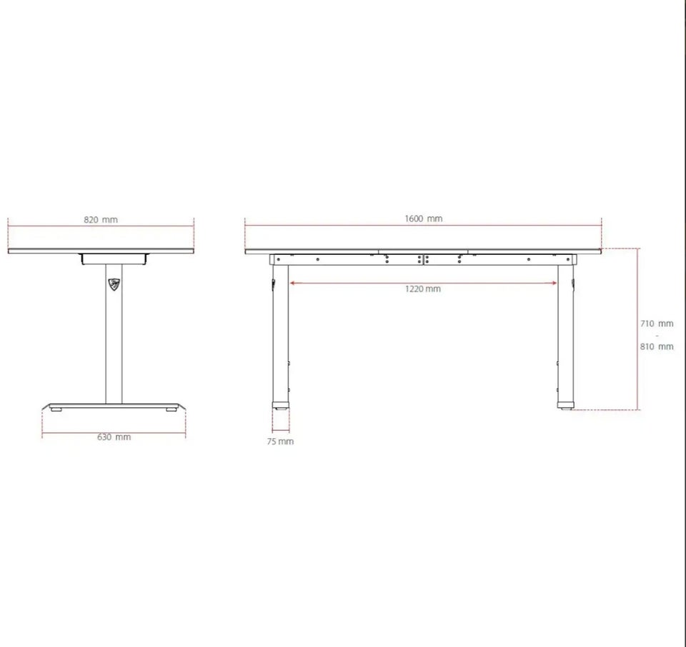 Skrive-/computerbord, Arozzi, b: