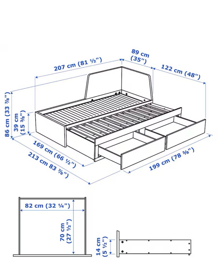 Sovesofa, Ikea