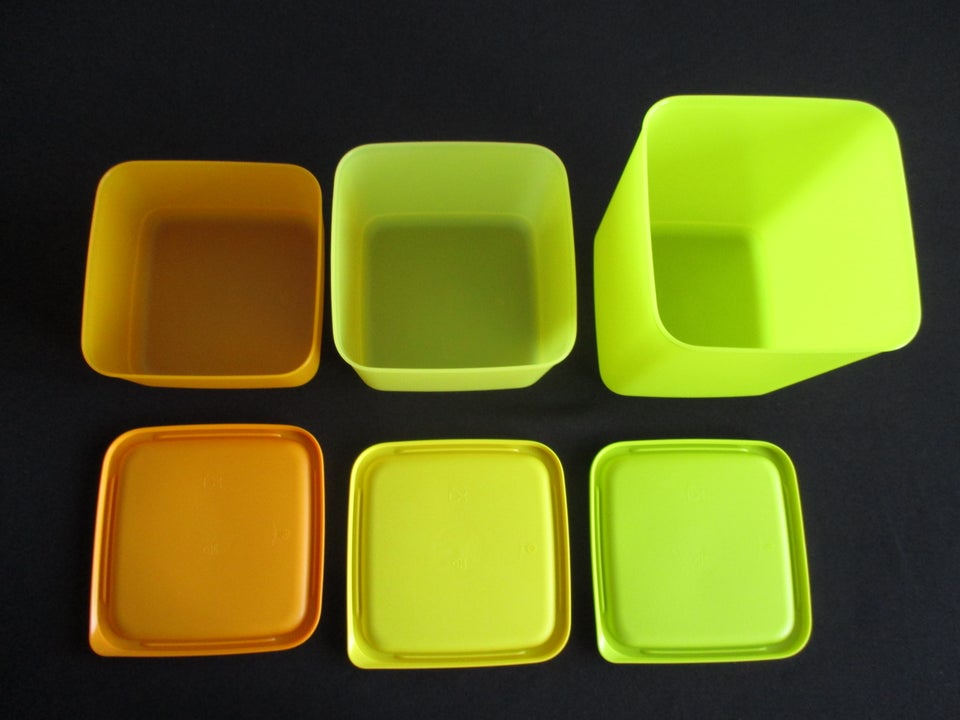 Plastik Cubix Sæt (3) Tupperware