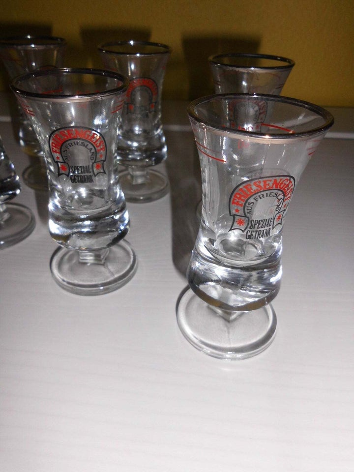 Glas, Champagne og shots glas,