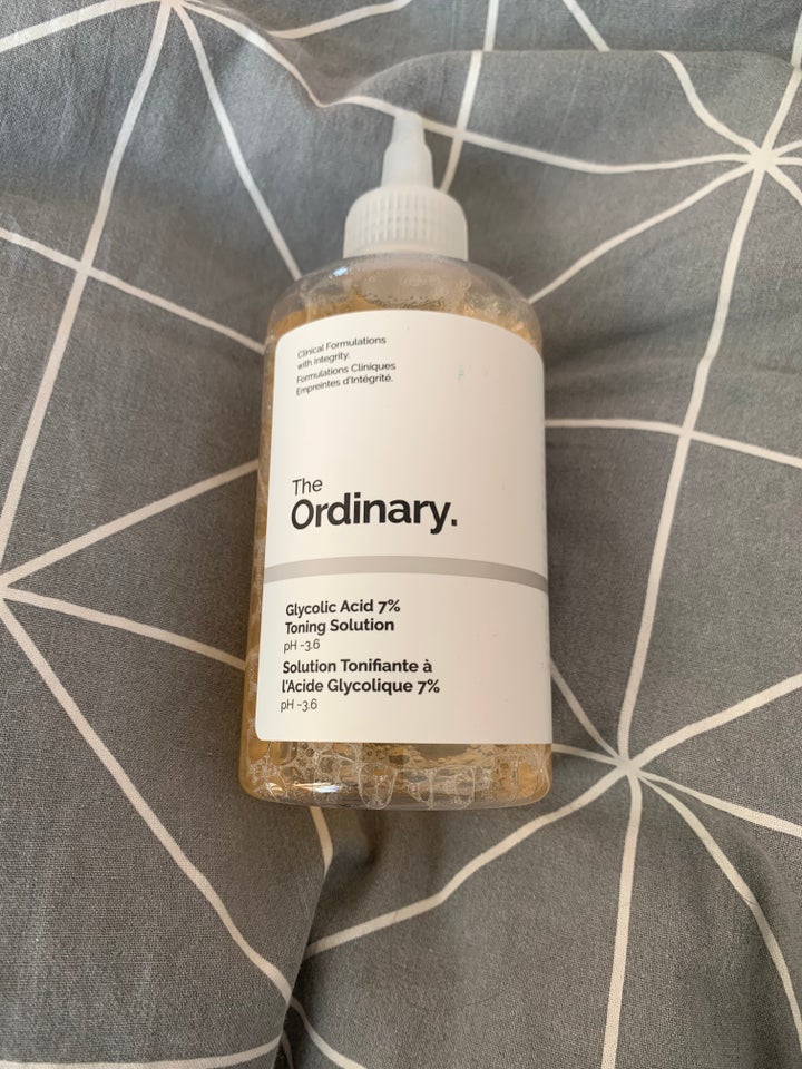 Ansigtspleje, The ordinary