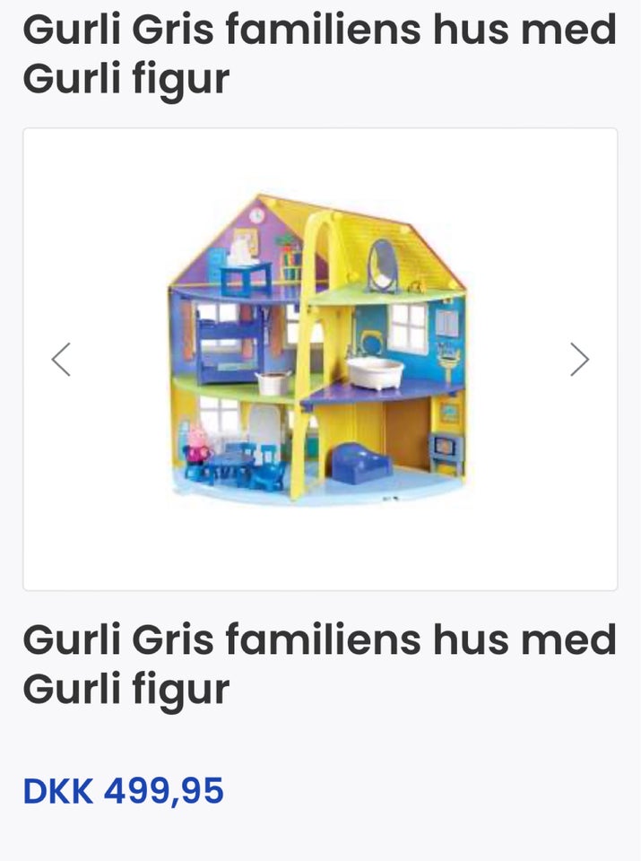 Dukkehus Peppapighus samt tog mm