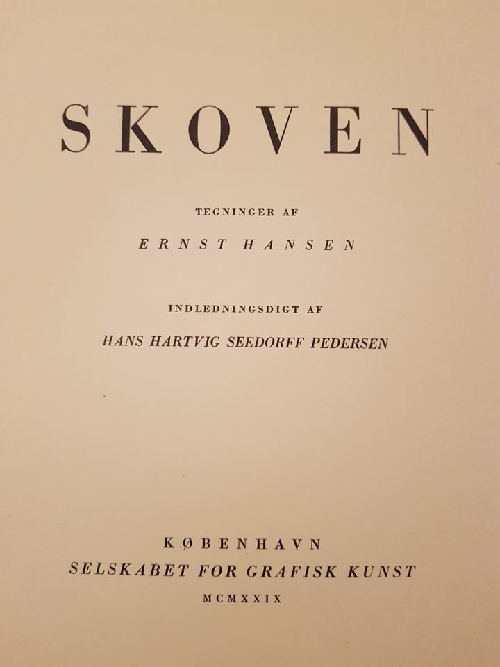 Skoven - Tegninger af Ernst Hansen,