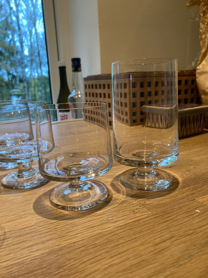 Glas Øl og vinglas Holmegaard